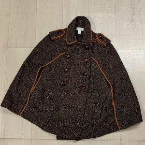 Ann Taylor LOFT Cape Coat XS/S